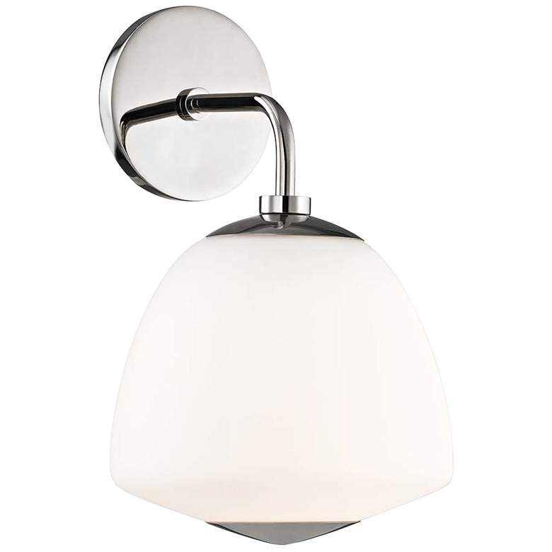 Image 1 Mitzi Jane 12 1/2" High Polished Nickel Wall Sconce