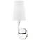 Mitzi Janice 16 1/2" High Polished Nickel Wall Sconce
