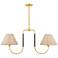 Mitzi Janie Linear 12" in Aged Brass and True Bronze