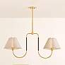 3_Mitzi Janie Linear 12" in Aged Brass and True Bronze more views