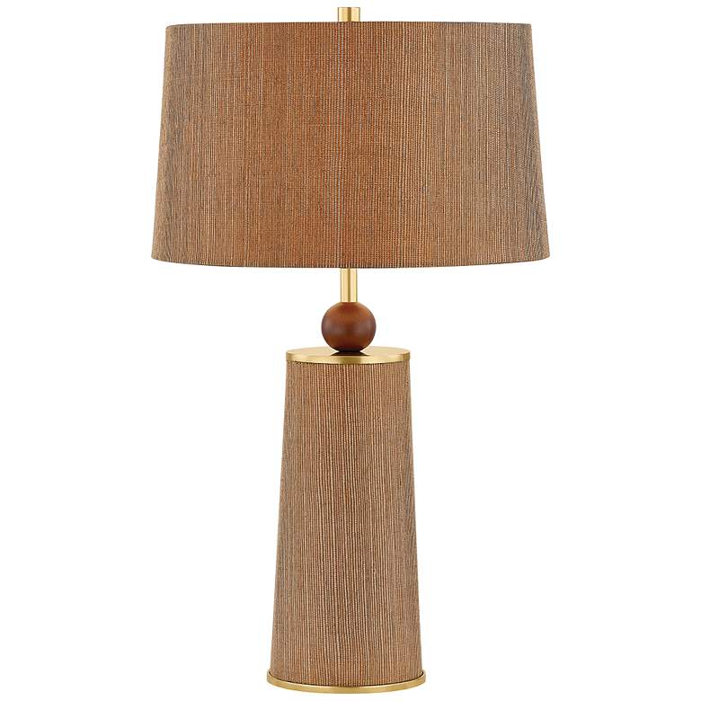 Image 2 Mitzi January Table Lamp 17" in Aged Brass
