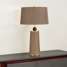 Image3 of Mitzi January Table Lamp 17" in Aged Brass more views