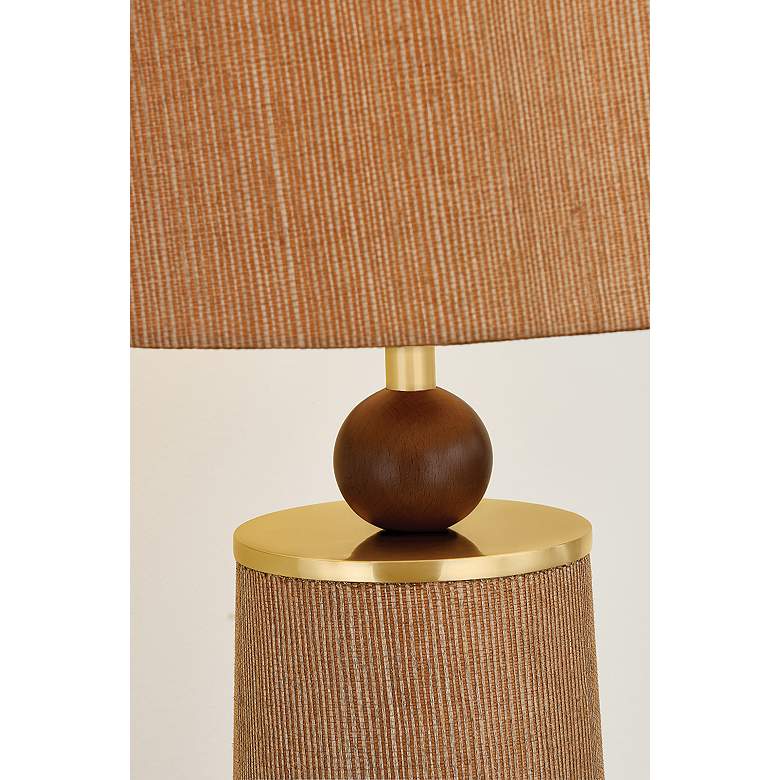 Image 6 Mitzi January Table Lamp 17" in Aged Brass more views
