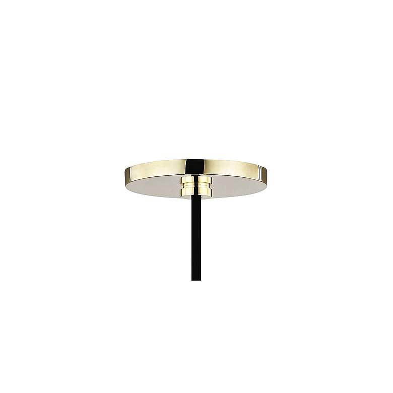 Image 4 Mitzi Jasmine 12" Wide Polished Brass Mini Pendant more views