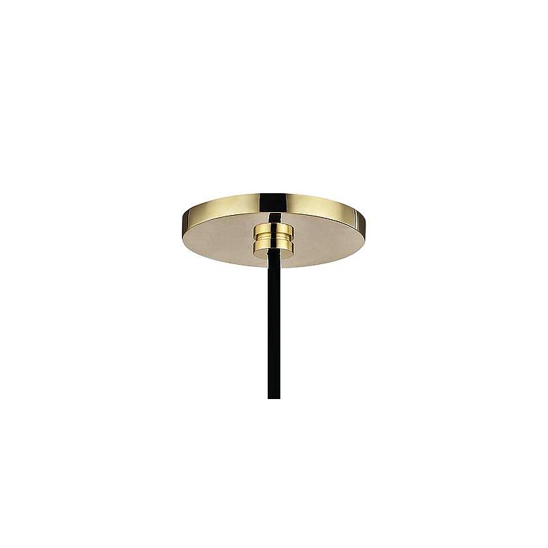 Image 4 Mitzi Jasmine 17" Wide Polished Brass Pendant Light more views