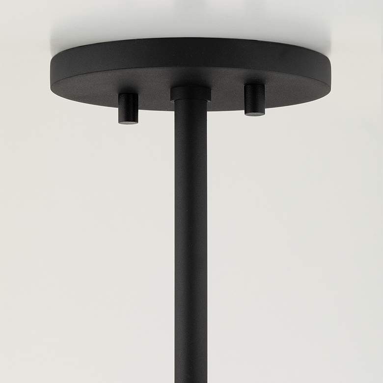 Image 5 Mitzi Jena 40"W Black and Aged Brass 6-Light Ceiling Light more views