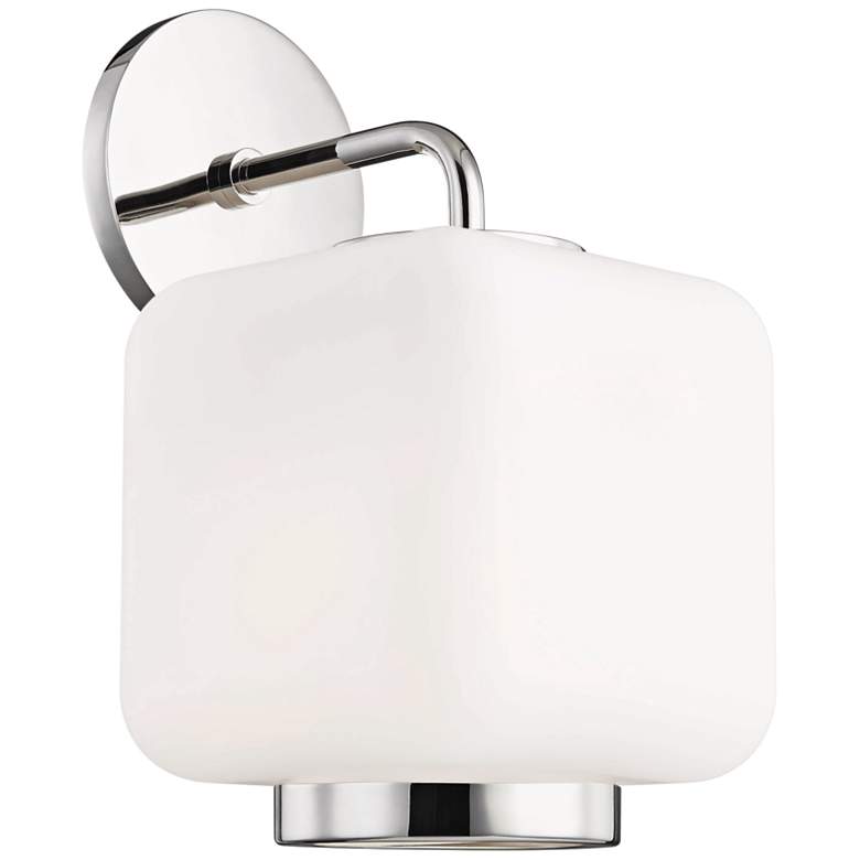 Image 1 Mitzi Jenny 11 1/2 inch High Polished Nickel Wall Sconce