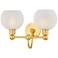 Mitzi Jerica Bath and Vanity 16.25" in Aged Brass