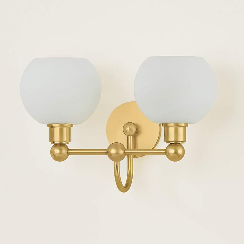 Image 4 Mitzi Jerica Bath and Vanity 16.25" in Aged Brass more views