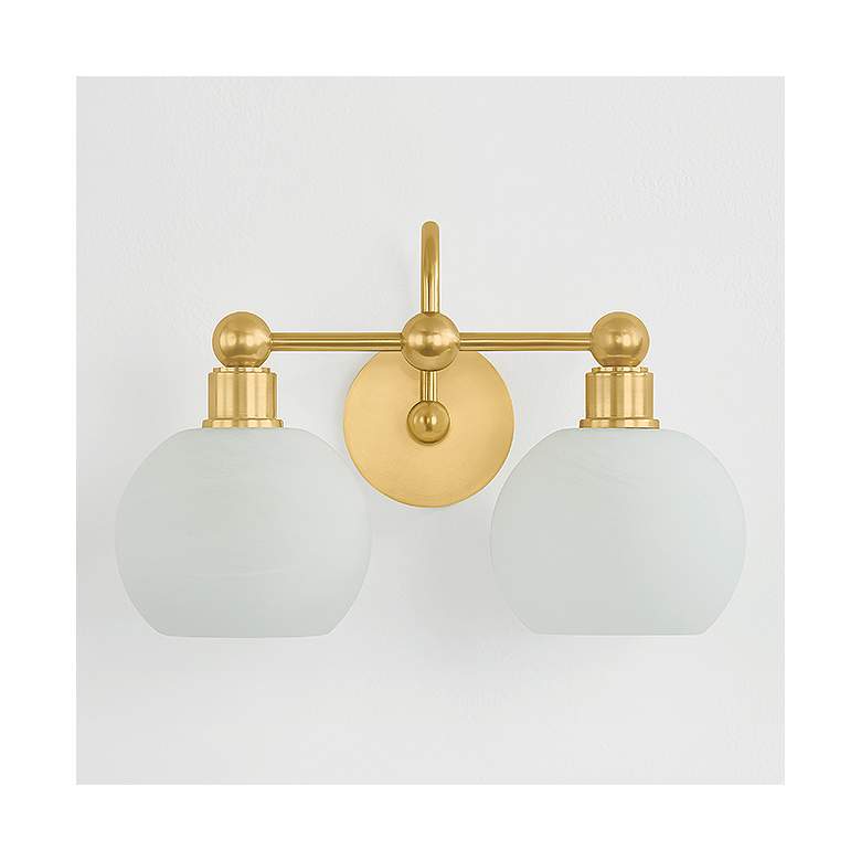 Image 6 Mitzi Jerica Bath and Vanity 16.25" in Aged Brass more views