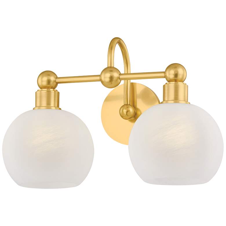 Image 7 Mitzi Jerica Bath and Vanity 16.25" in Aged Brass more views