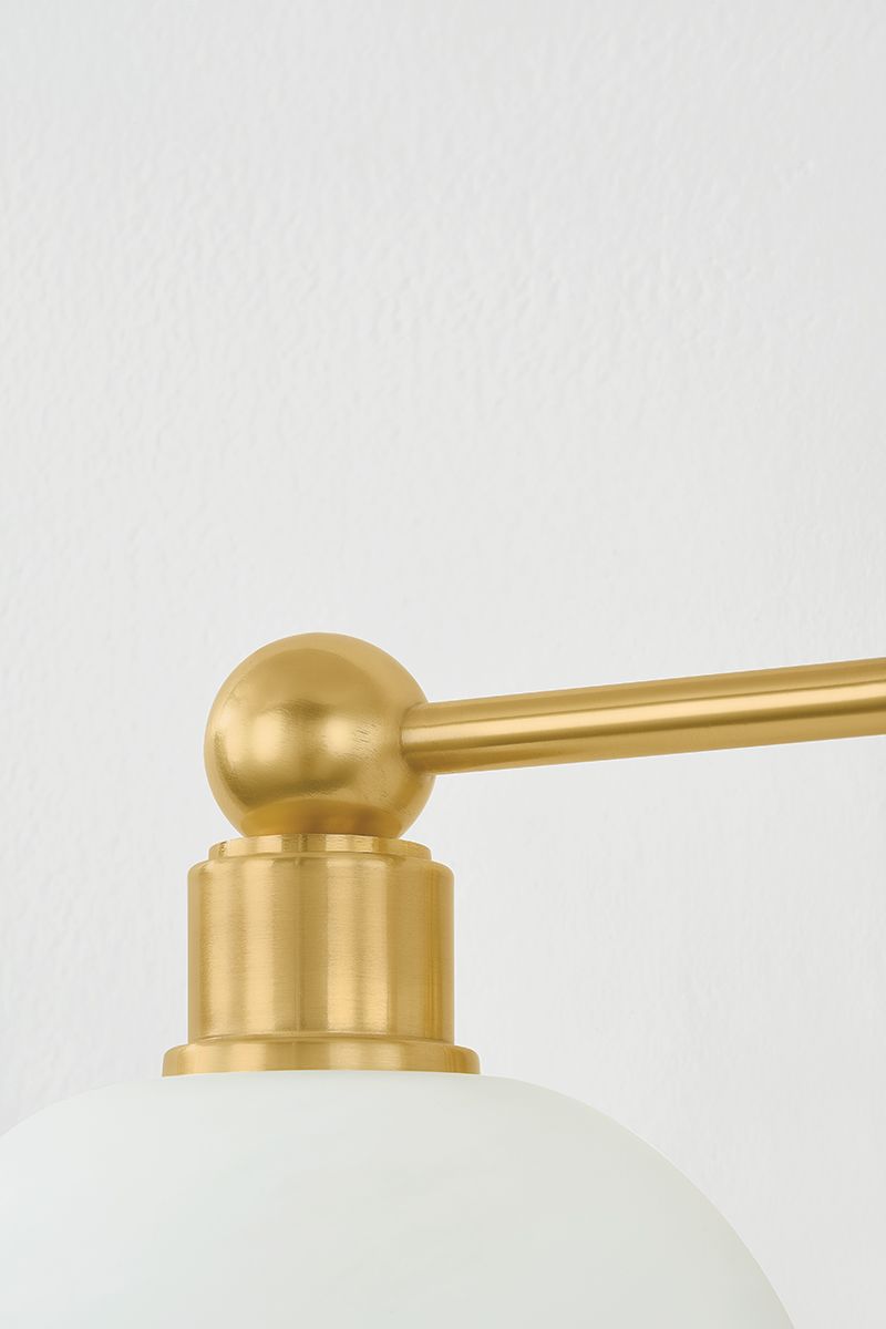 Mitzi Jerica Bath and Vanity 16.25" in Aged Brass