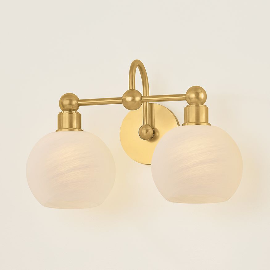 Mitzi Jerica Bath and Vanity 16.25" in Aged Brass