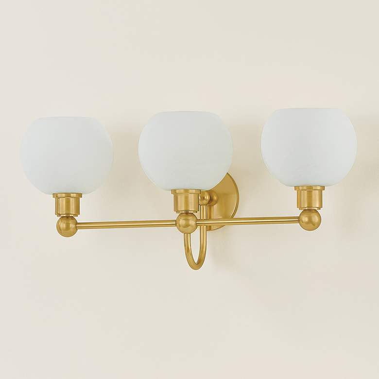 Image 2 Mitzi Jerica Bath and Vanity 24.5" in Aged Brass more views