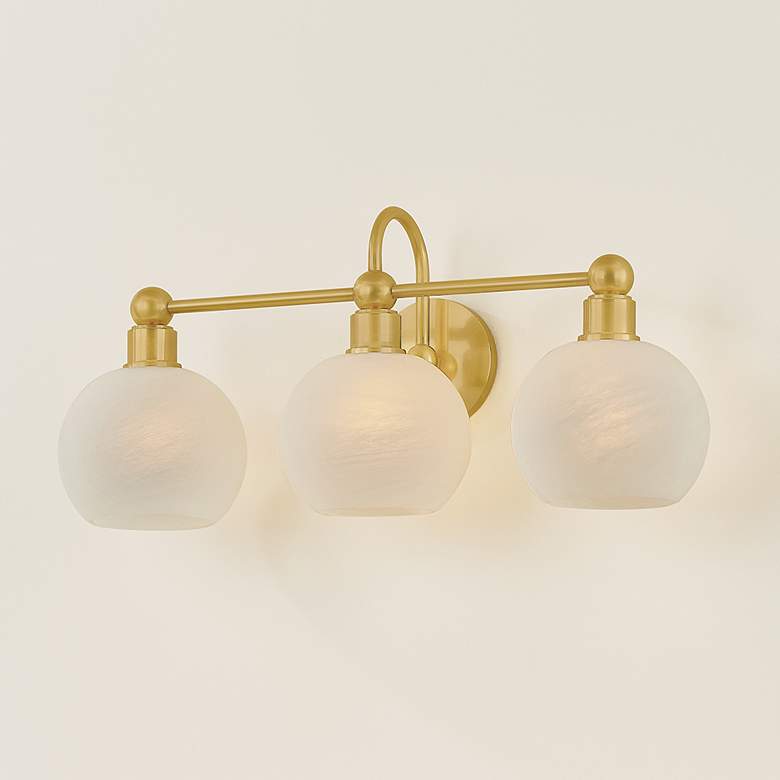 Image 4 Mitzi Jerica Bath and Vanity 24.5" in Aged Brass more views