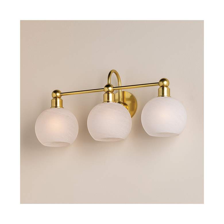 Image 7 Mitzi Jerica Bath and Vanity 24.5" in Aged Brass more views