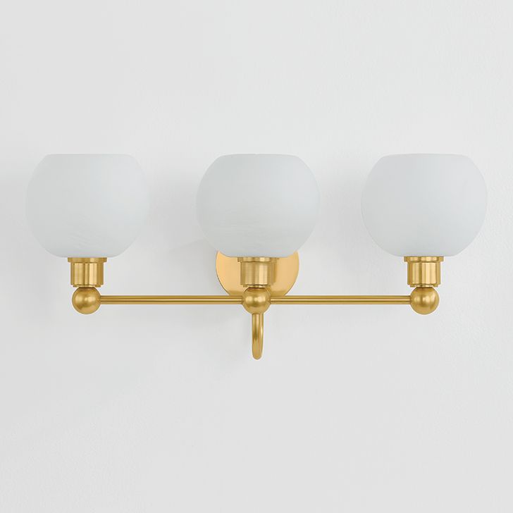 Mitzi Jerica Bath and Vanity 24.5" in Aged Brass