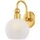 Mitzi Jerica Bath and Vanity 6.5" in Aged Brass