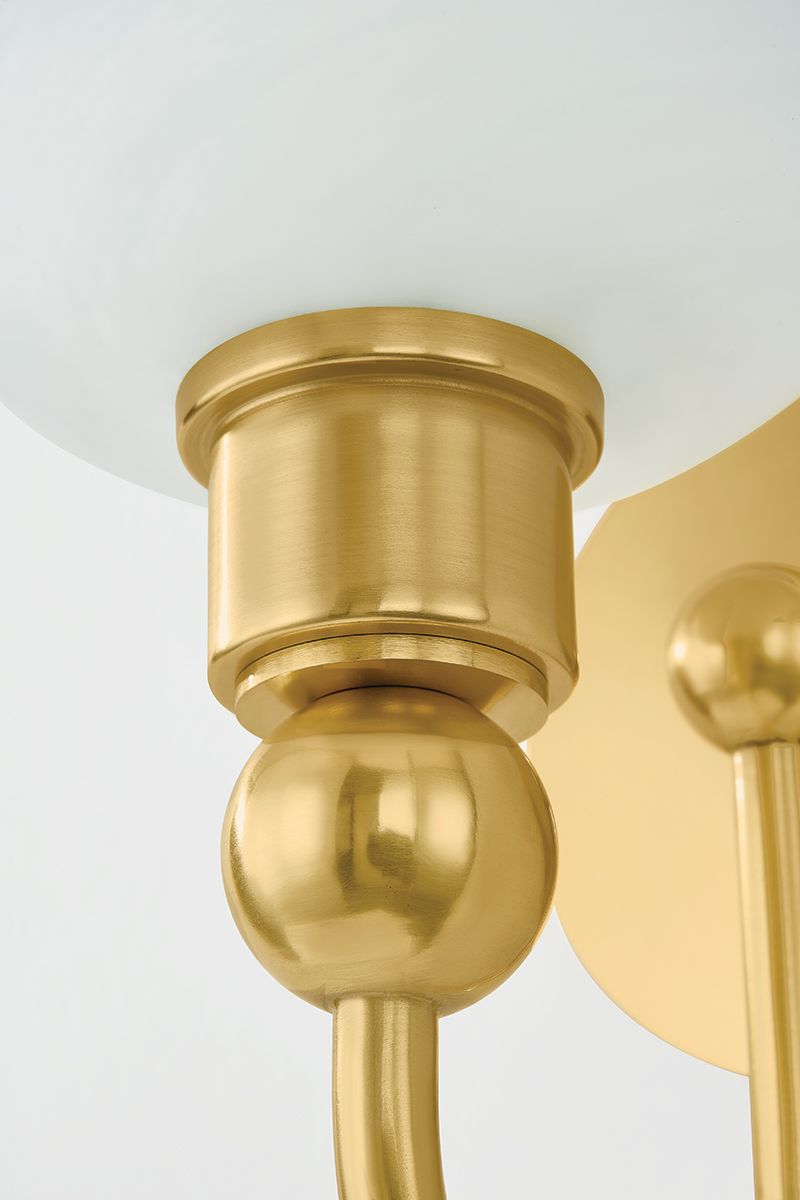 Mitzi Jerica Bath and Vanity 6.5" in Aged Brass