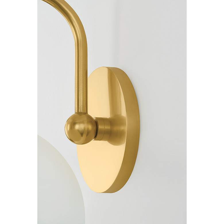 Image 3 Mitzi Jerica Bath and Vanity 6.5" in Aged Brass more views