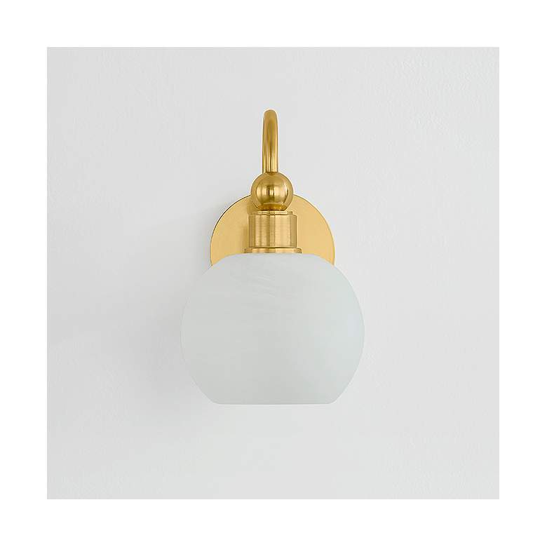 Image 4 Mitzi Jerica Bath and Vanity 6.5" in Aged Brass more views