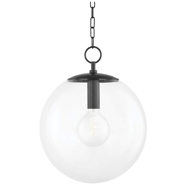 Image 1 Mitzi Juliana 15 3/4" Wide Old Bronze Globe Pendant Light