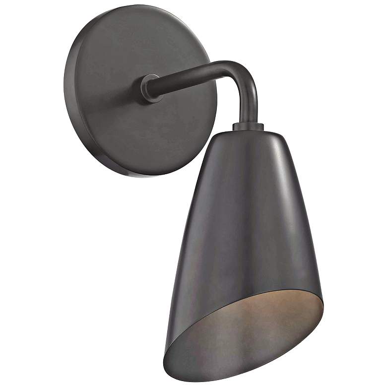 Image 1 Mitzi Kai 10 1/4" High Old Bronze LED Wall Sconce