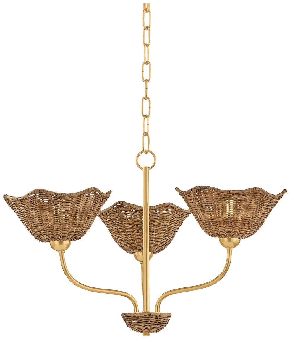 Image 2 Mitzi Kehlani Chandelier Aged Brass more views