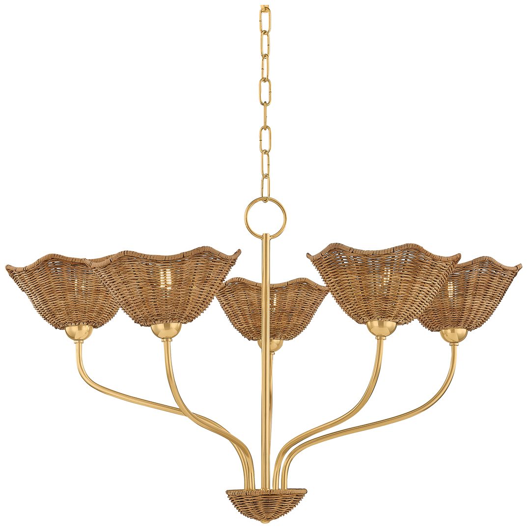 Mitzi Kehlani Chandelier Aged Brass