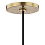 Mitzi Kiki 14" Wide Aged Brass and Cream Shade Modern Pendant Light