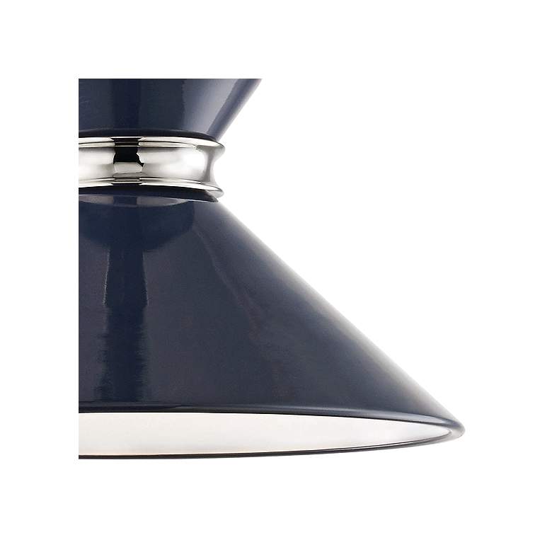 Image 3 Mitzi Kiki 14 inch Wide Navy Blue Modern Pendant Light more views