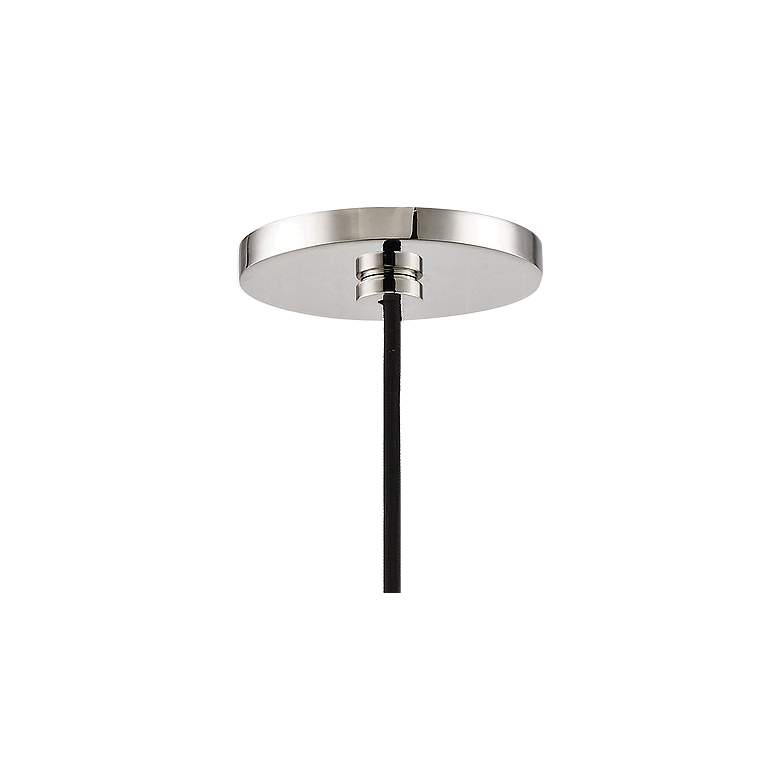 Image 4 Mitzi Kiki 18" Wide Polished Nickel Navy Blue Shade Pendant Light more views
