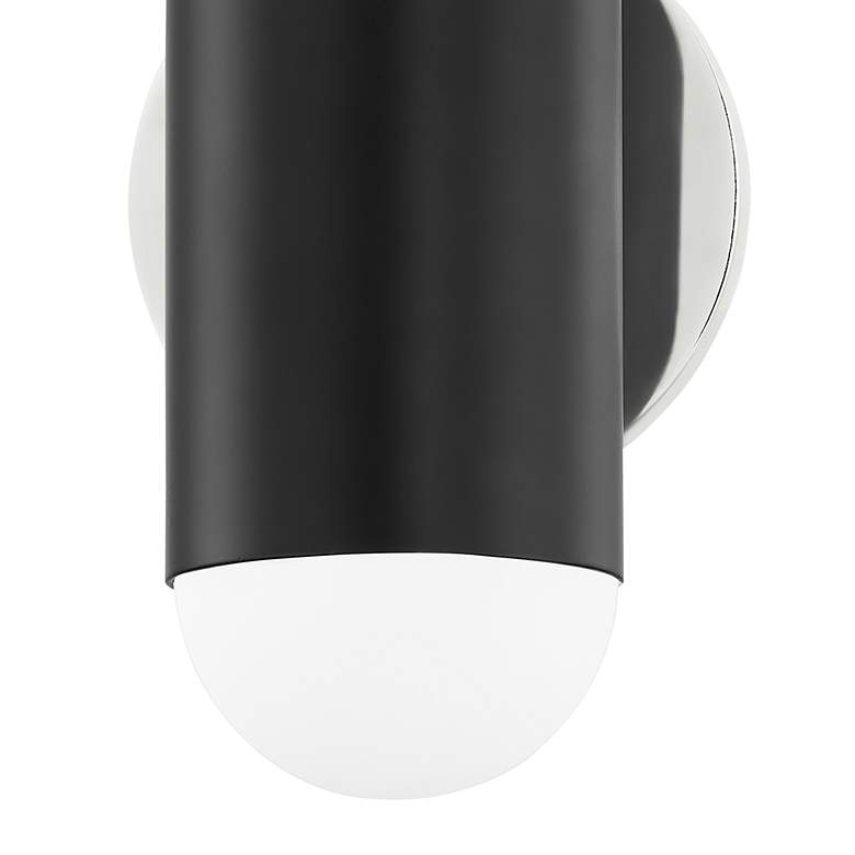 Image 4 Mitzi Kira 9 1/2" High Soft Black 2-Light Wall Sconce more views