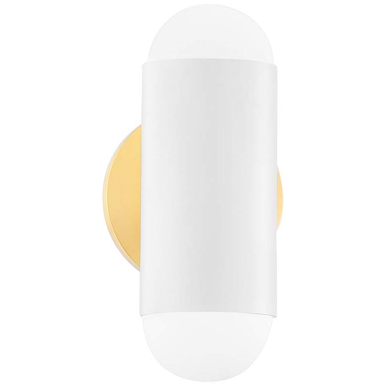 Image 1 Mitzi Kira 9 1/2" High Soft White 2-Light Wall Sconce