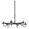 Mitzi Korey 34" Wide Old Bronze 6-Light Chandelier