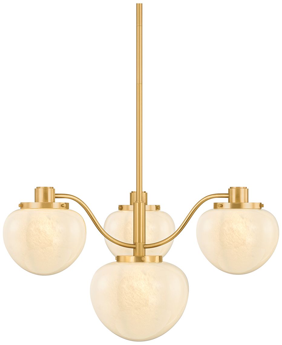 Image 3 Mitzi Kristen Chandelier Aged Brass more views