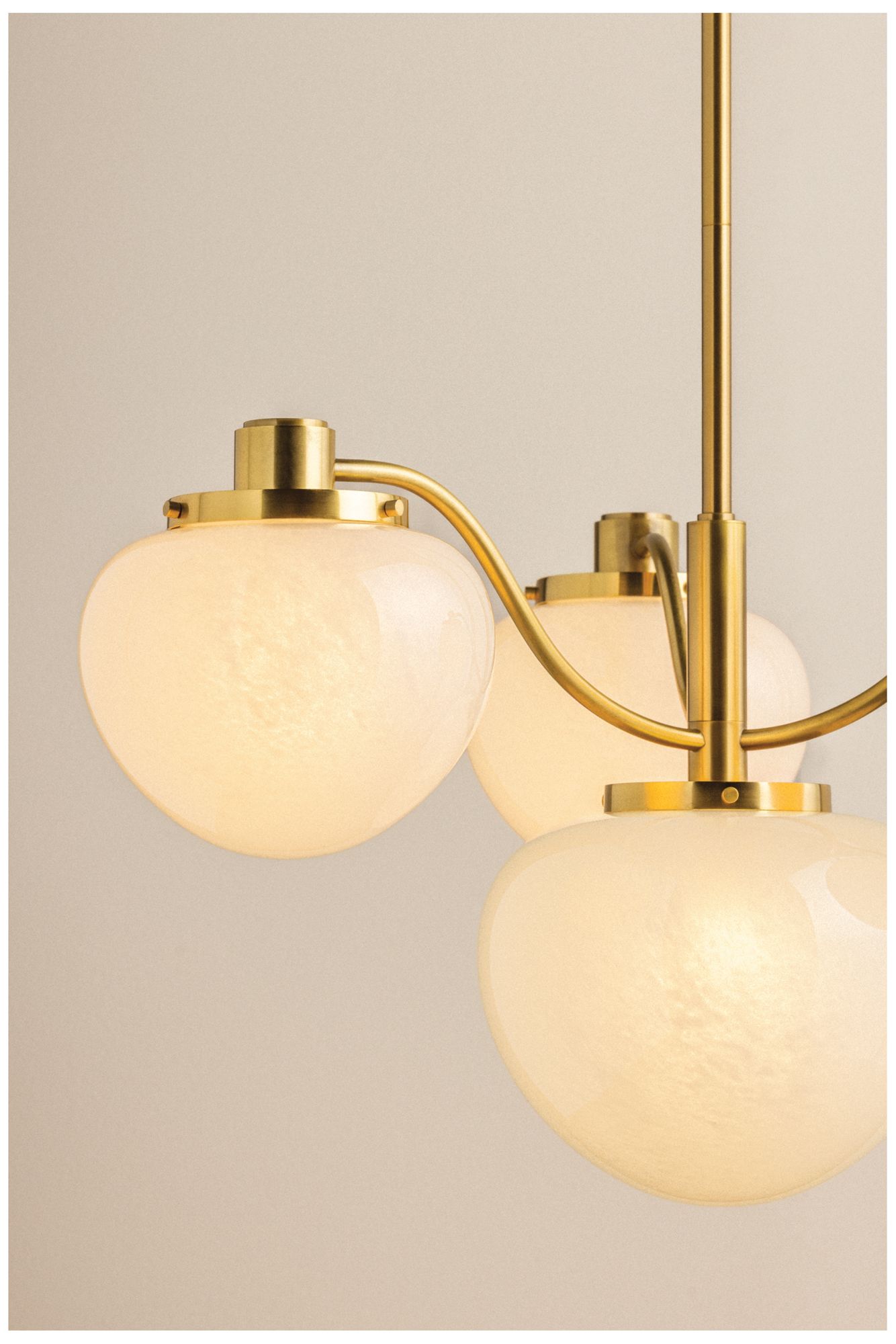 Mitzi Kristen Chandelier Aged Brass