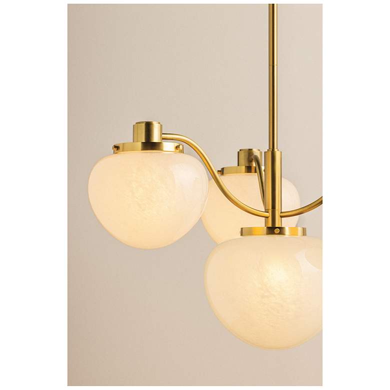 Mitzi Kristen Chandelier Aged Brass - #0803X | Lamps Plus