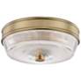 Mitzi Lacey 10 1/4" Wide Aged Brass Ceiling Light