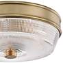Mitzi Lacey 10 1/4" Wide Aged Brass Ceiling Light