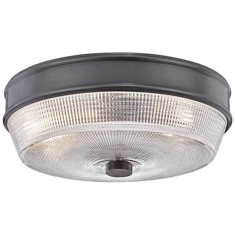 Image 2 Mitzi Lacey 10 1/4" Wide Old Bronze Ceiling Light