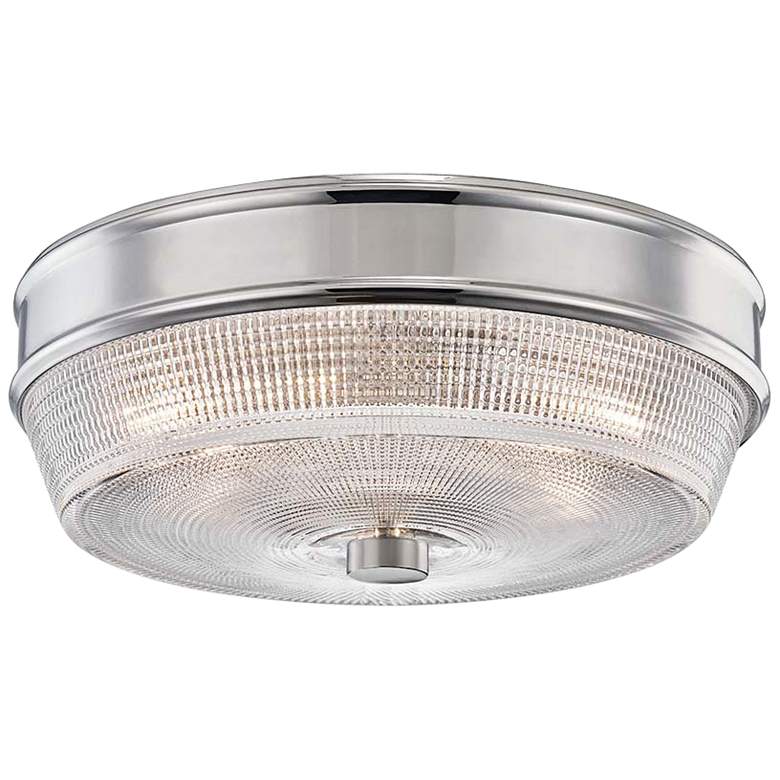 Image 2 Mitzi Lacey 10 1/4" Wide Polished Nickel Ceiling Light