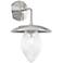 Mitzi Lana 13 1/2"H Polished Nickel Clear Glass Wall Sconce