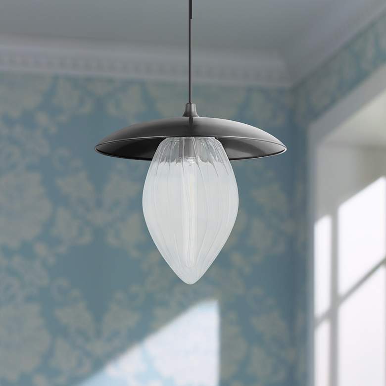 Image 1 Mitzi Lana 15" Wide Old Bronze Pendant Light