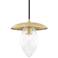 Mitzi Lana 9" Wide Aged Brass Mini Pendant Light