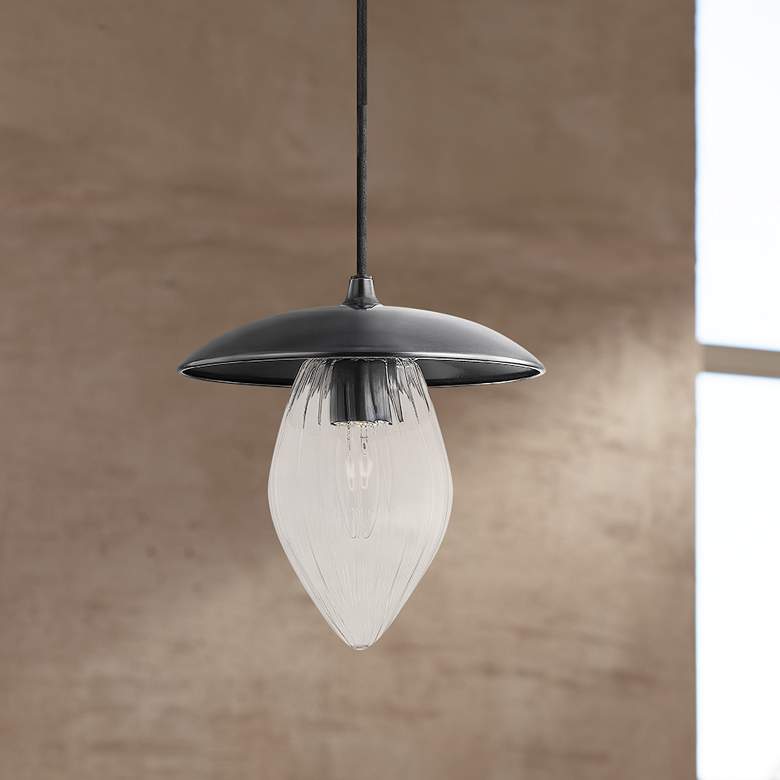 Image 1 Mitzi Lana 9" Wide Old Bronze Mini Pendant Light