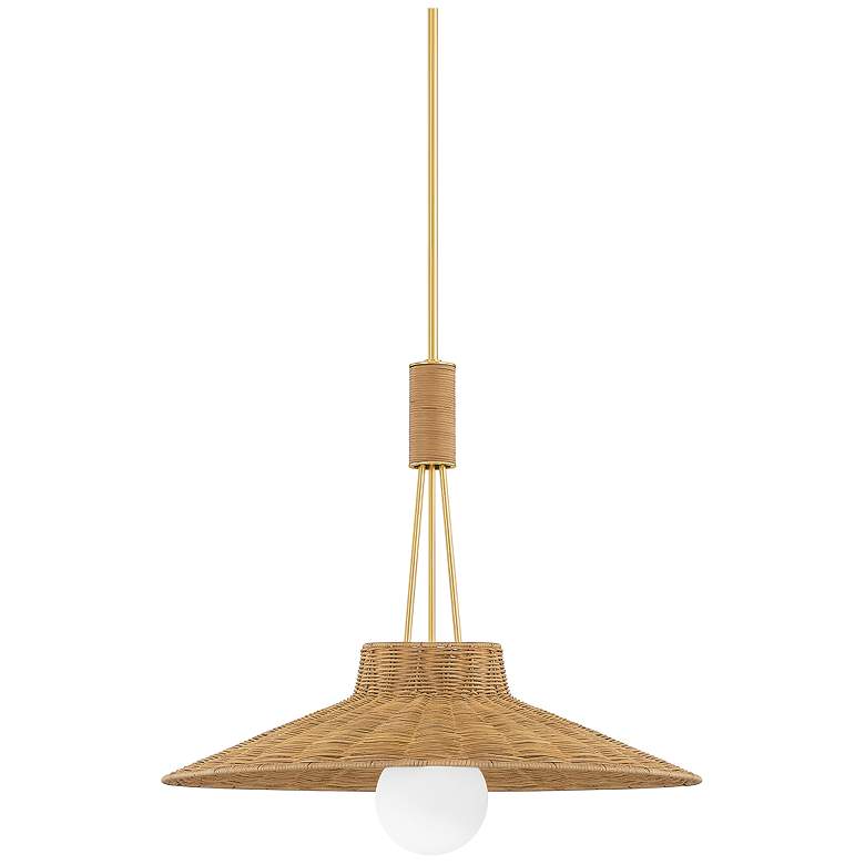 Image 1 Mitzi Laudine 24.5 In 1 Lt Pendant Aged Brass