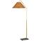Mitzi Lauren 60" Aged Brass Metal Bent Arm Floor Lamp