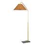 3_Mitzi Lauren 60" Aged Brass Metal Bent Arm Floor Lamp more views