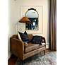 6_Mitzi Lauren 60" Aged Brass Metal Bent Arm Floor Lamp more views